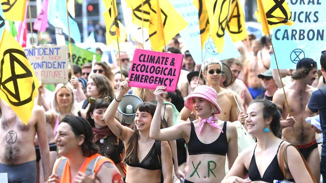 Extinction Rebellion protests dominated the news cycle in 2019, before coronavirus took hold.