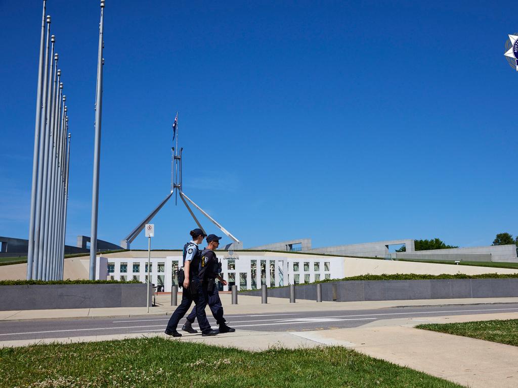 The Australian Federal Police have released figures showing violent threats directed at federal MPs are on the rise. Picture: Supplied / AFP