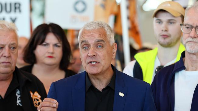 TWU National Secretary Michael Kaine said workers could not function amid supply chain cost cutting. Picture: NewsWire/Tertius Pickard