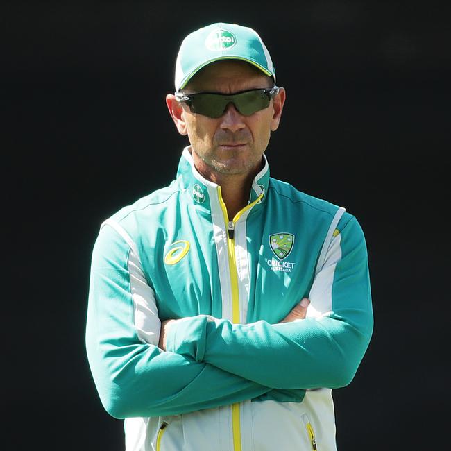 Australia head coach Justin Langer wants his Test aspirants to play in the tour match against India at the SCG. Picture: Mark Metcalfe/Getty Images