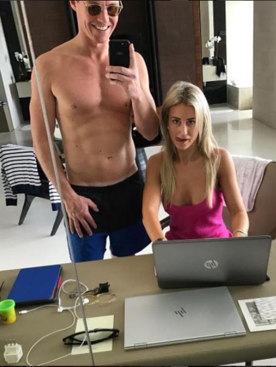 Roxy Jacenko and Oliver Curtis are officially ripped. Picture: Instagram