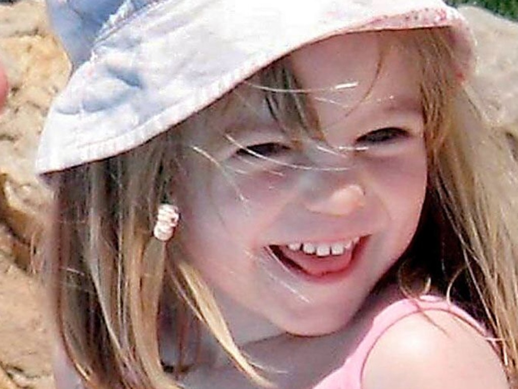 Madeline McCann who went missing in 2007.