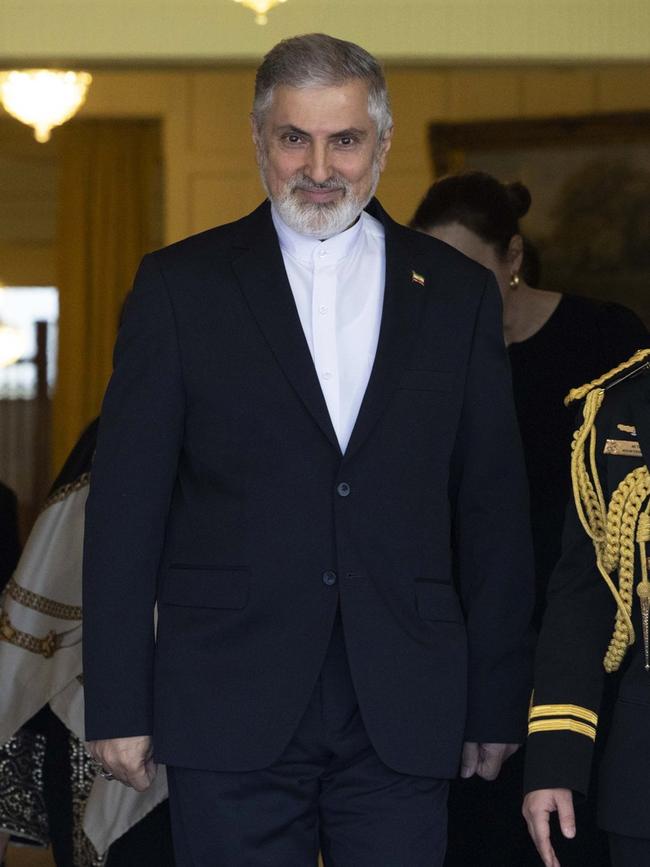 Iran's ambassador to Australian Ahmad Sadeghi. Picture: X / @ahmad87051