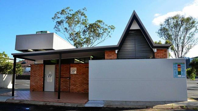 The newly refurbished Clyde Campbell Carpark public toilets.