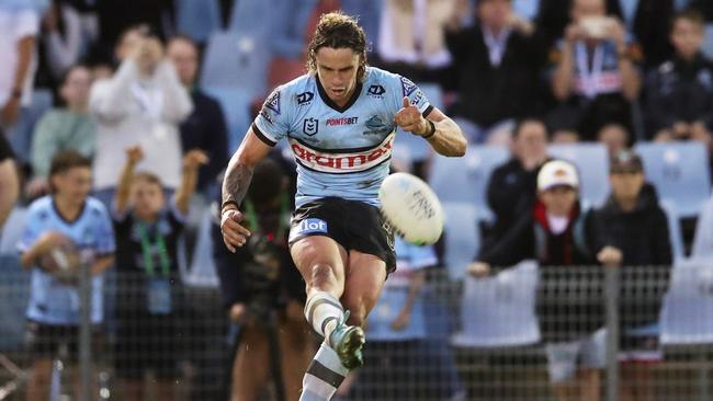 Nicho Hynes was cool under pressure with the final kick of the match. Picture: Matt King/Getty Images