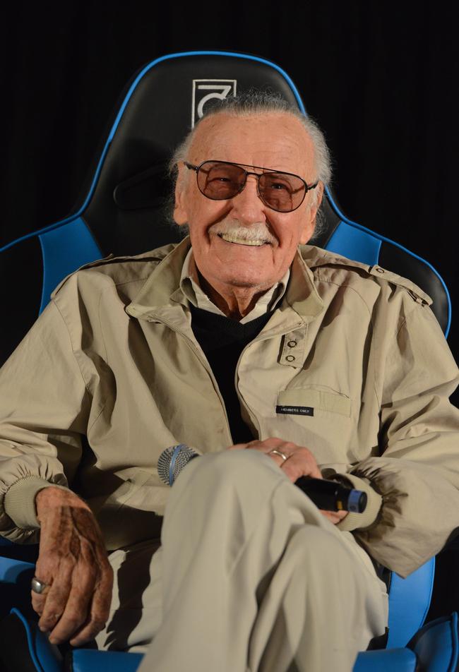 Stan Lee in Australia last year for Supanova