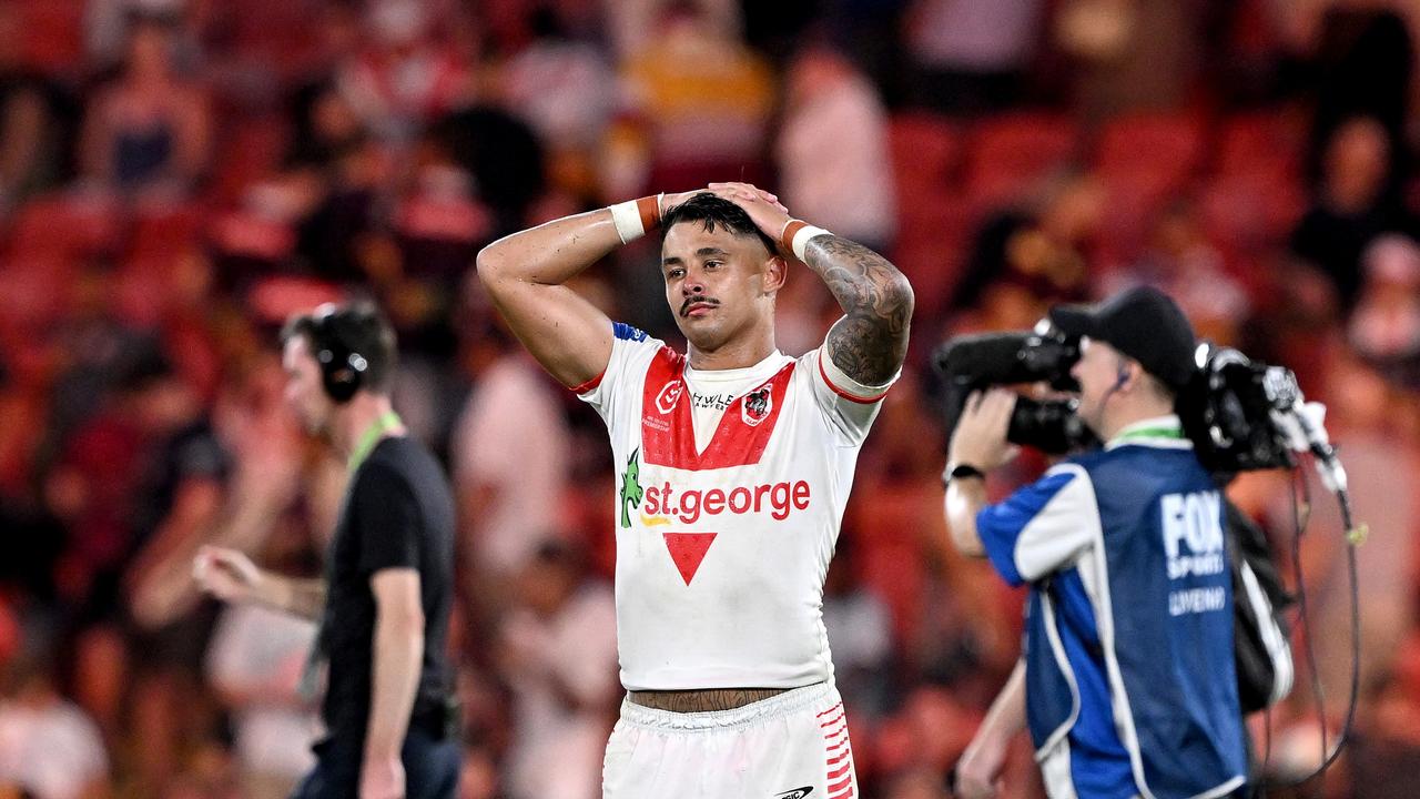 Brisbane Broncos stay unbeaten with 46-12 NRL win over Wests Tigers as St  George Illawarra defeats Dolphins 38-12 - ABC News