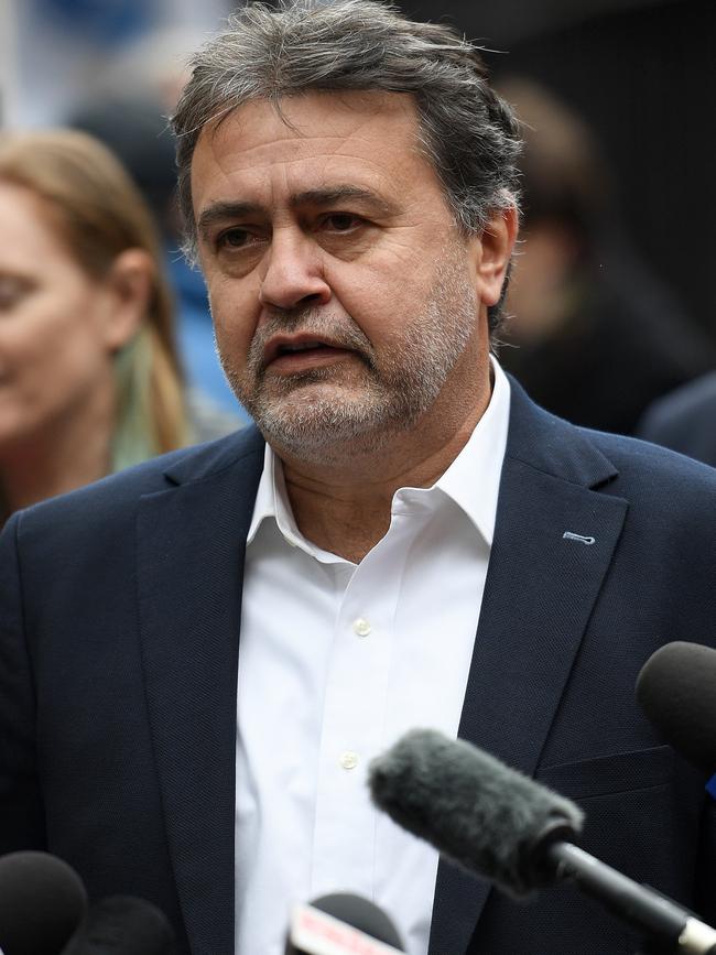 NSW Teachers Federation President Angelo Gavrielatos (AAP Image/Dan Himbrechts)