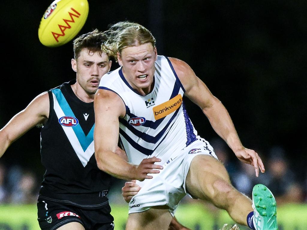 Fremantle need two Hayden Youngs, according to Mark Duffield: one in defence and one in the midfield. Picture: Mark Brake/Getty Images.