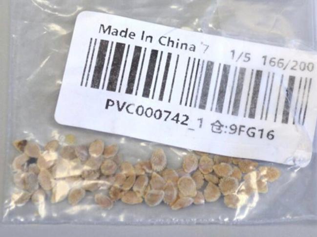 The US Department of Agriculture is warning people to watch out for unsolicited packages of seeds shipped from China.