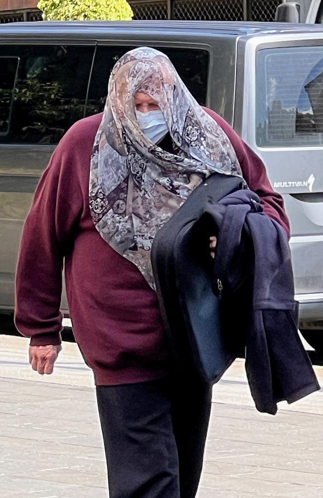 Gaye Grant entering Wollongong courthouse in December, 2022. Picture: Dylan Arvela