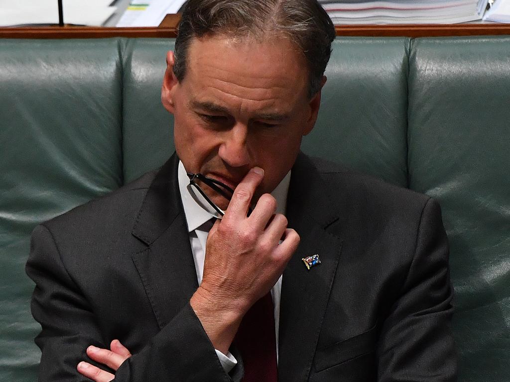 Health Minister Greg Hunt has revealed two people have been given a COVID-19 vaccine overdose. Picture: Sam Mooy/Getty Images