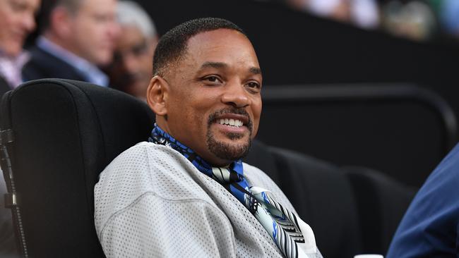 American actor Will Smith was also courtside in 2018.