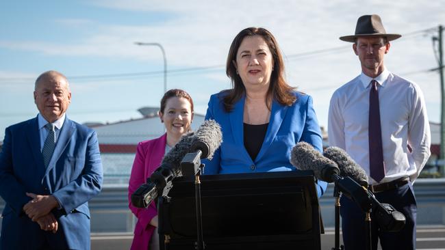 Premier Annastacia Palaszczuk has warned of further COVID-19 outbreaks unless regional quarantine facilities are built. Picture: Brad Fleet