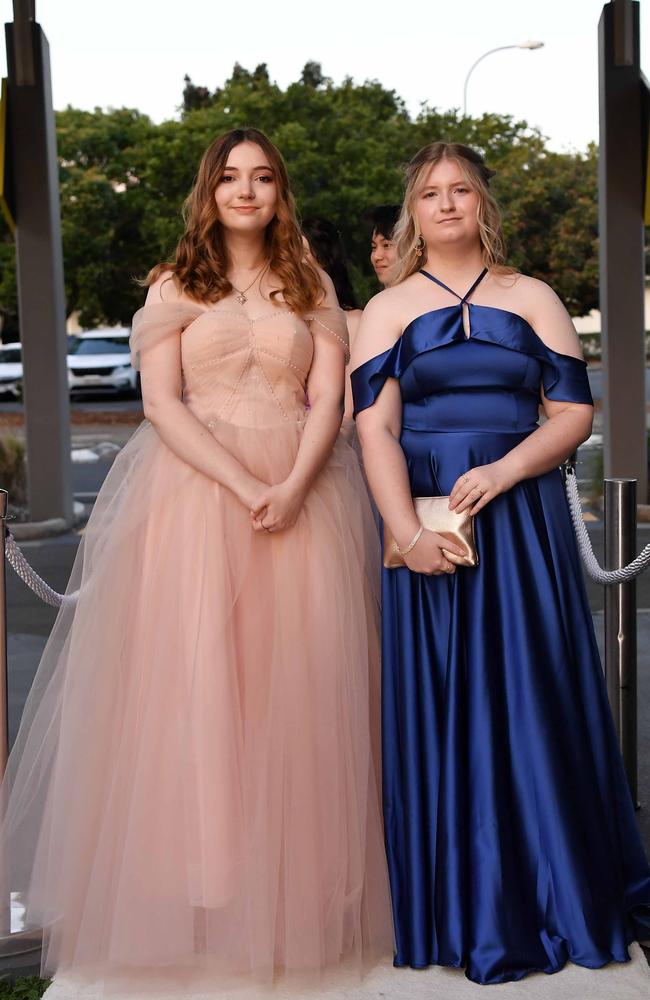 Alyssa King and Charlie Southwell at year 12 formal, Nambour Christian College. Picture: Patrick Woods.