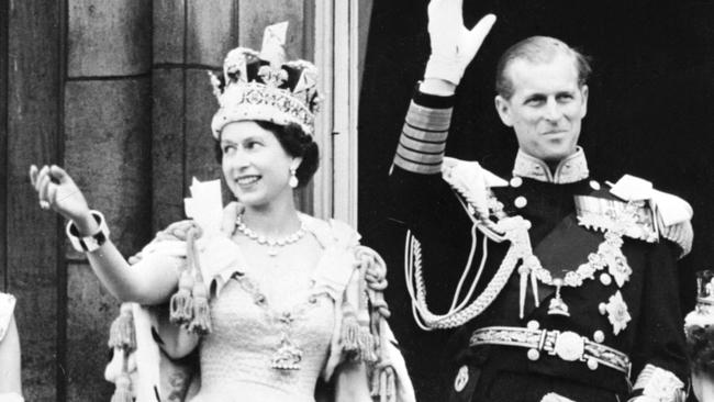 The Queen’s coronation in 1953 was a public holiday in Australia. Picture: AFP