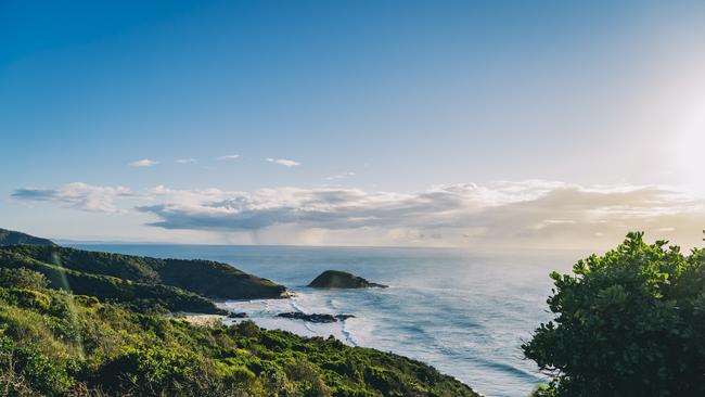 Scenic coastal views from Smoky Cape.