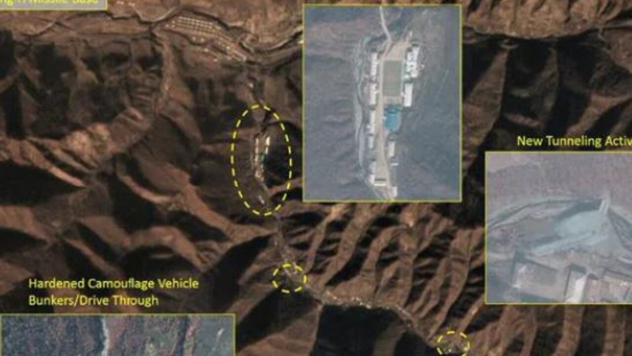 Commercial satellite photos obtained by CNN revealed Mr Kim had been rapidly expanding Yeongjeo-dong, a key long-range missile base