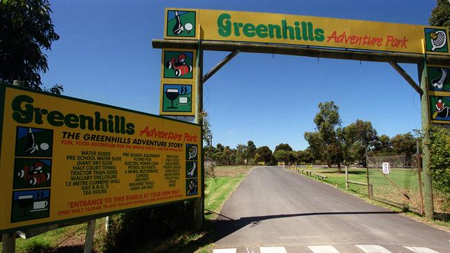 The entrance to Greenhills Adventure Park.