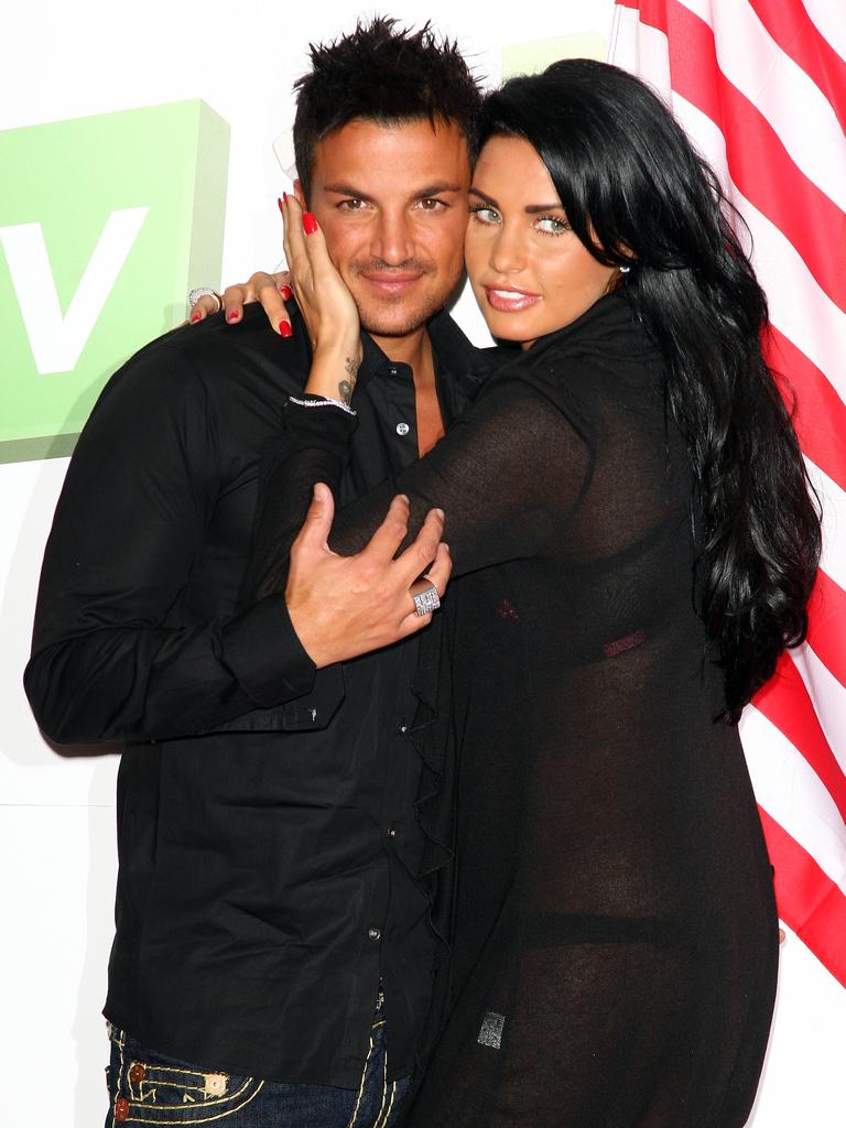 Katie Price and Peter Andre in 2009.