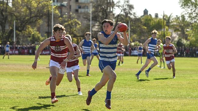 Jett Hasting in action for St Peter's. Picture: St Peter's College