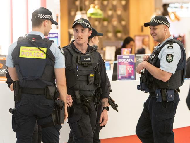 AFP officers were at Sydney airport when ISIS brides flew back into Australia on a flight from Dubai. Picture: Julian Andrews