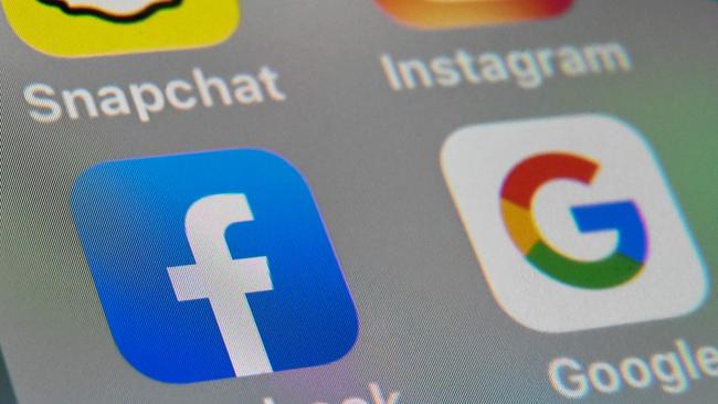 Tech giants are under pressure to pay for running news from media companies. Picture: AFP