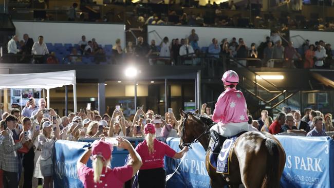 Racing under lights kicks-off on the Gold Coast. Picture: Supplied by Gold Coast Turf Club.