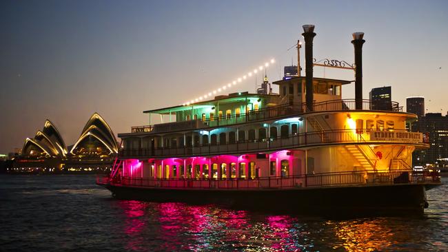 Sydney’s famous showboat cruise.