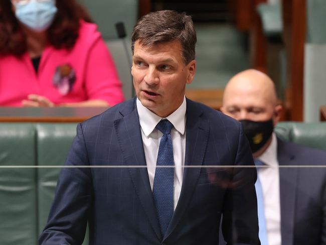 Energy Minister Angus Taylor will released updated projections this week. Picture: Gary Ramage