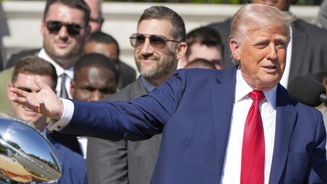 President Donald Trump at the White House. Picture: AP