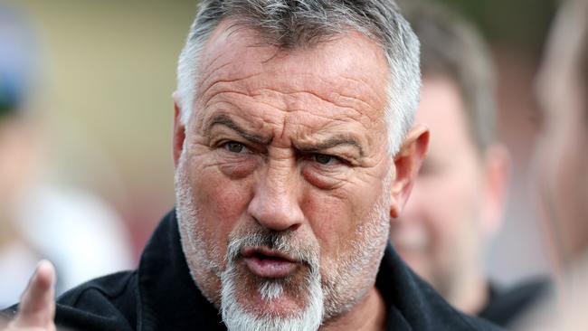 Garry McIntosh in his role as Payneham Norwood Union’s A-grade men’s coach. Picture: Calum Robertson