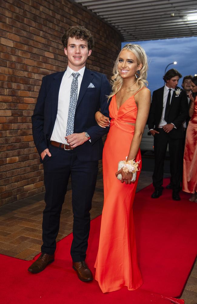 Will Street and Maddy McDonald at Toowoomba Grammar School formal at Rumours International, Wednesday, November 15, 2023. Picture: Kevin Farmer