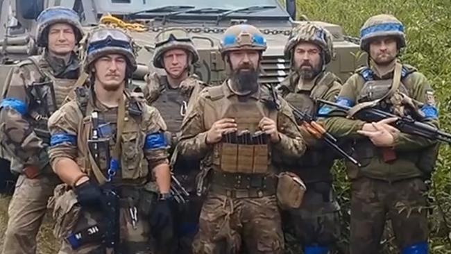 Soldiers on the front line of the current Ukrainian offensive have thanked Australia for providing Bushmasters, which have played a huge role in the recent liberation of Kharkiv. Picture: Defense of Ukraine