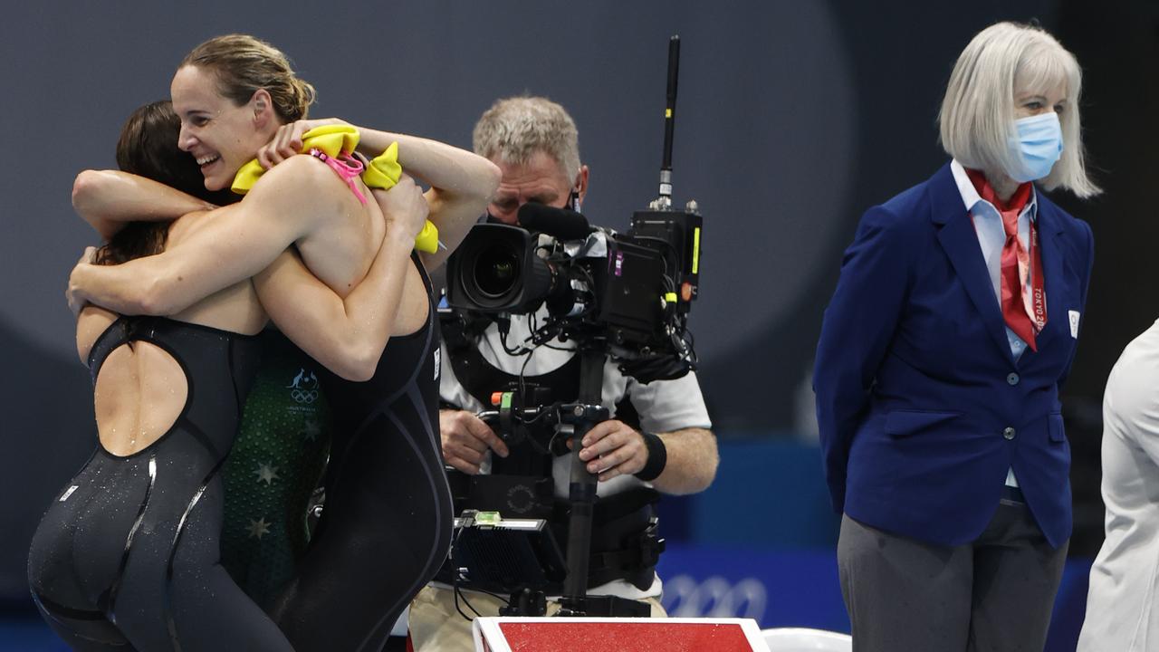 Bronte Campbell, Cate Campbell, Meg Harris and Emma McKeon won gold for Australia.