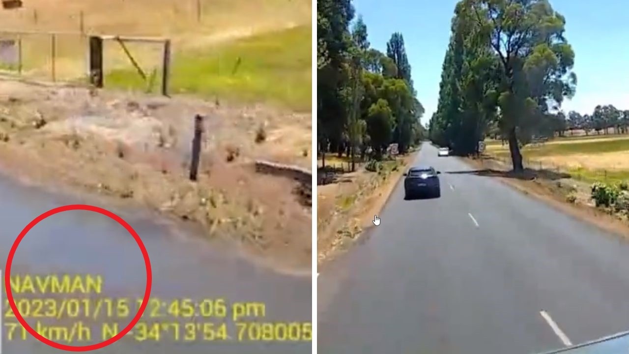 Truck driver’s dangerous act in dashcam crash with Jeep