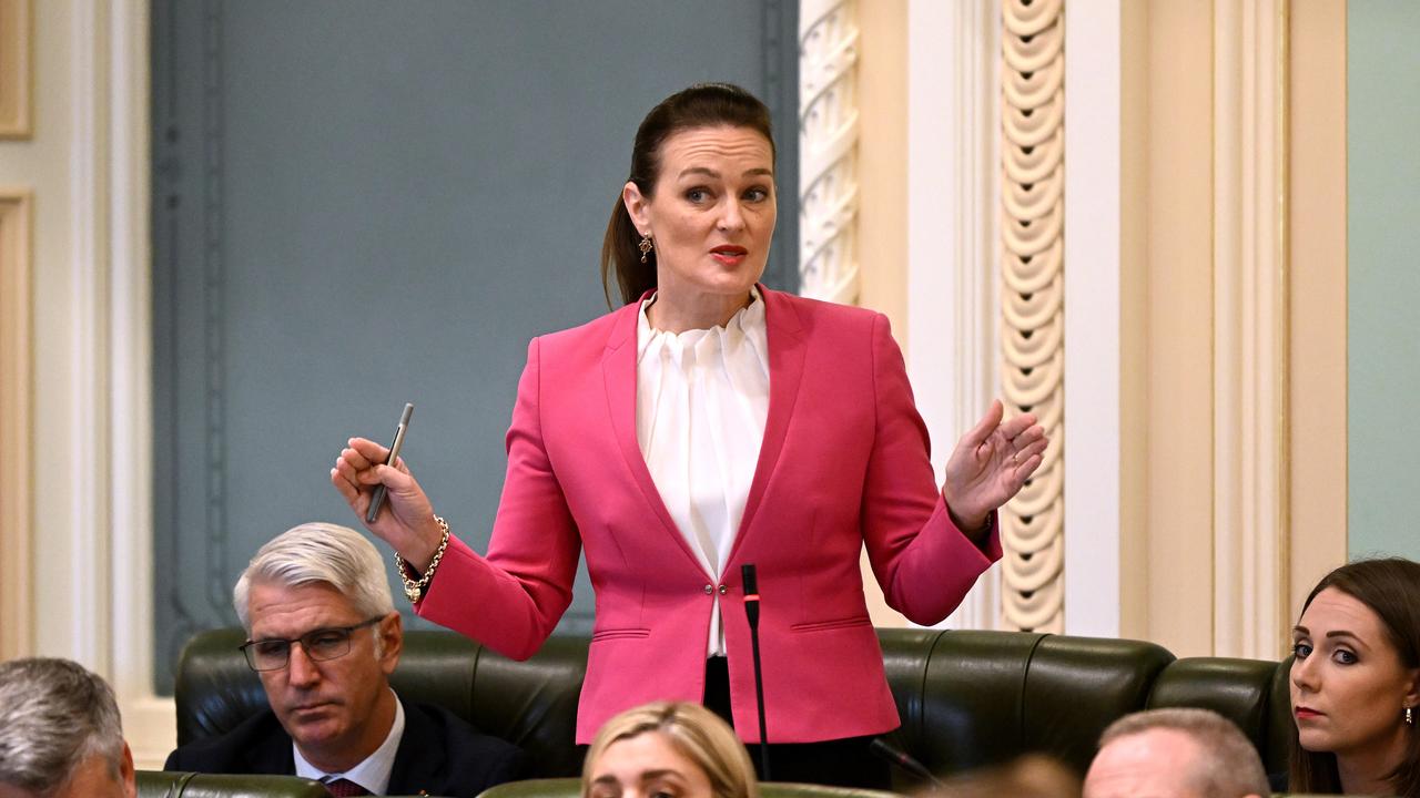 Queensland Youth Justice Minister Leanne Linard, announced the government would spend $3m tackling youth crime. Picture: NCA NewsWire / Dan Peled