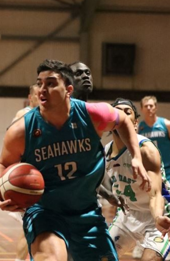 North Gold Coast Seahawks player Spencer Taleni. Picture: Glenn Ryan