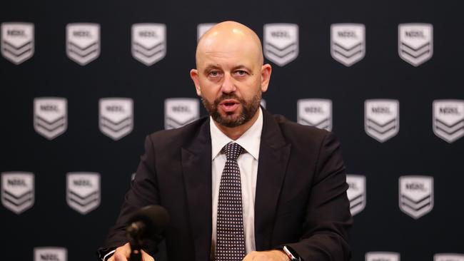 Greenberg lost his job in part because of the precarious financial situation of the NRL. Photo by Matt King/Getty Images.