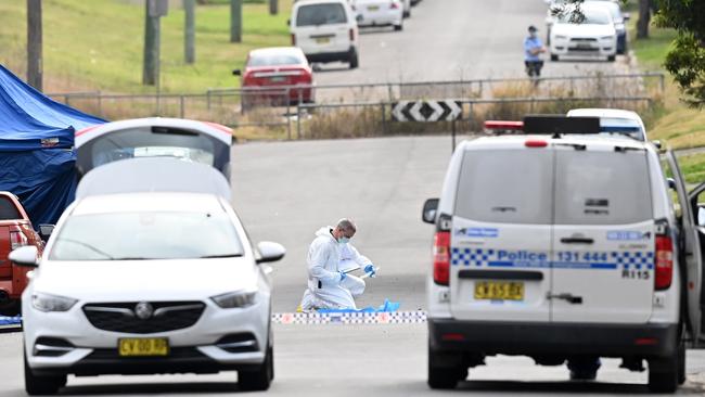 Forensic teams working at the scene. Picture: NCA NewsWire / Jeremy Piper