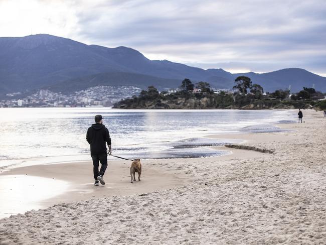 Beach walks with mountain views. Picture: Eddie Safarik