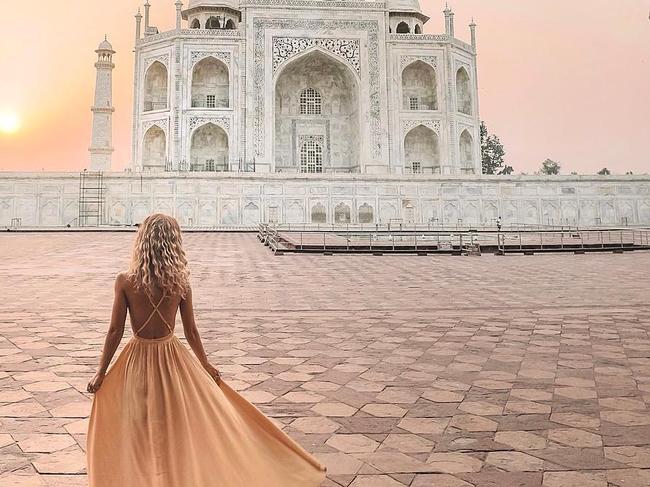 Instagrammer's reality of the Taj Mahal in India