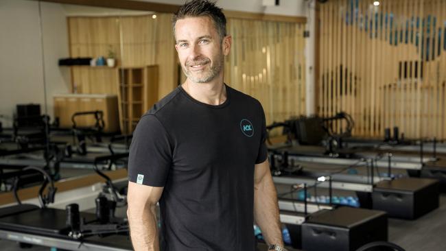 Aaron Smith, KX pilates founder. Picture: Julian Kingma