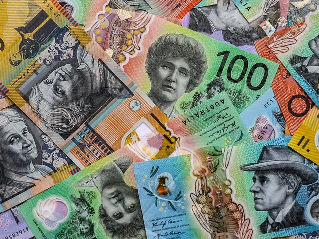 AUSTRALIA - NewsWire Photos - General view editorial generic stock photo image of Australian cash money currency. Picture: NewsWire / Nicholas Eagar