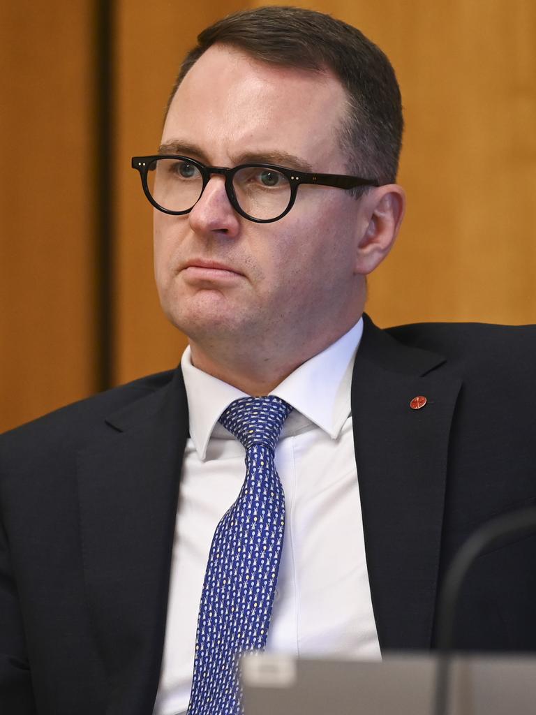 Liberal senator Andrew Bragg says the Build to Rent legislation gives more value to super funds to own homes rather than Australians. Picture: NewsWire / Martin Ollman