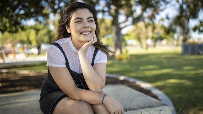 Tasya Watts was diagnosed with depression and has worked hard on her mental health to manage stress and other things. Picture: Matthew Poon