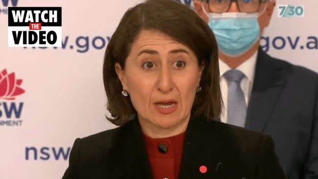 Gladys Berejiklian snaps at reporter over Daryl Maguire question (ABC 7.30)