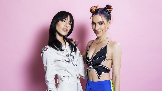 The Veronicas Jess and Lisa Origliasso.