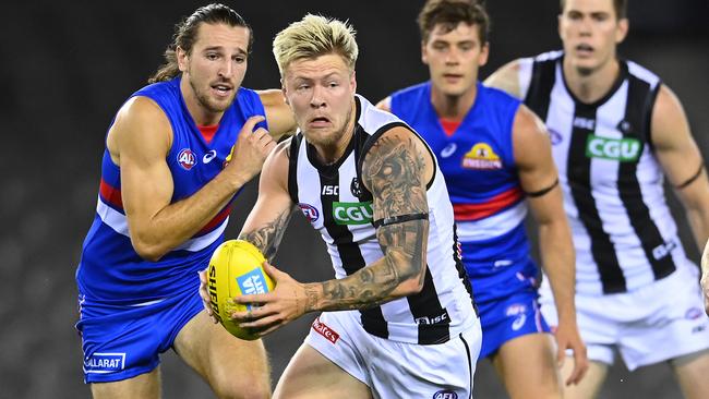 Jordan De Goey will provide electric footy in 2020. Picture: Getty Images