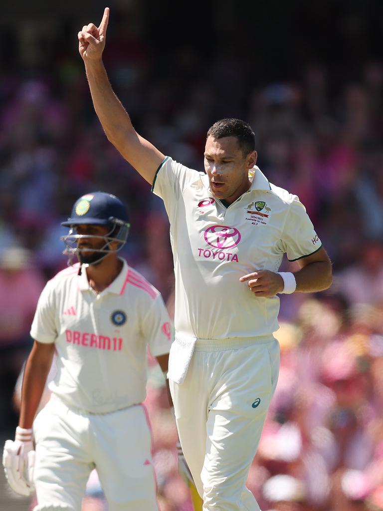 Boland will be battling Hazlewood for that last spot in the fast bowling attack. Picture: Morgan Hancock - CA/Cricket Australia via Getty Images